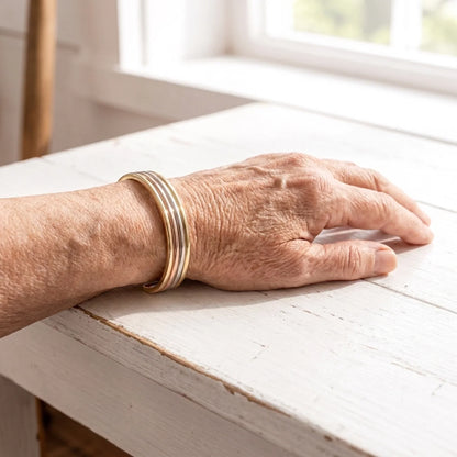 Naht-Armband aus Kupfer