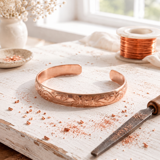 Garland-Armband aus Kupfer