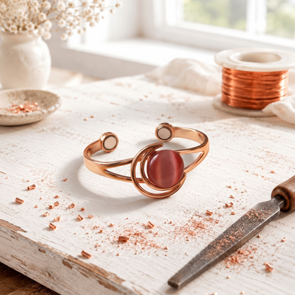 Hearth – Armband aus rosa Kupfer