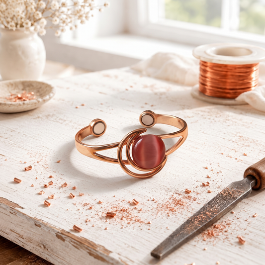 Hearth – Armband aus rosa Kupfer