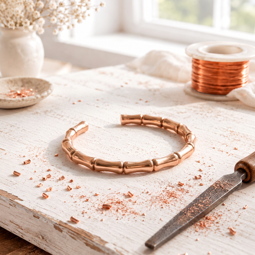 Culm-Armband aus Kupfer