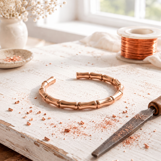 Culm-Armband aus Kupfer