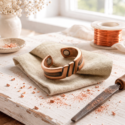 Skein-Ring aus Kupfer