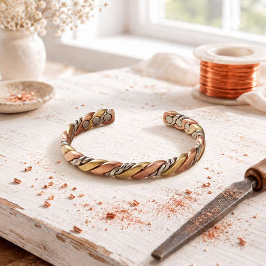 Trine-Armband aus Kupfer