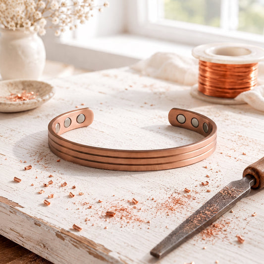 Furrow Kupferarmband