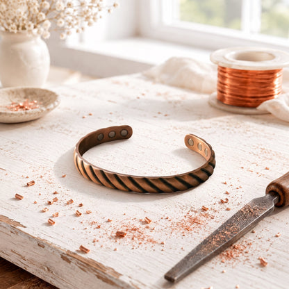 Flöte, Messing, Armband