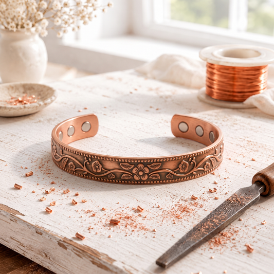 Feston-Armband aus Kupfer