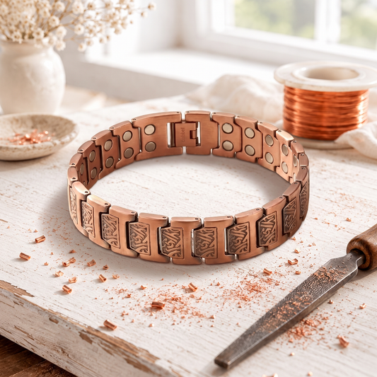 Ziffern-Armband für Herren aus Kupfer