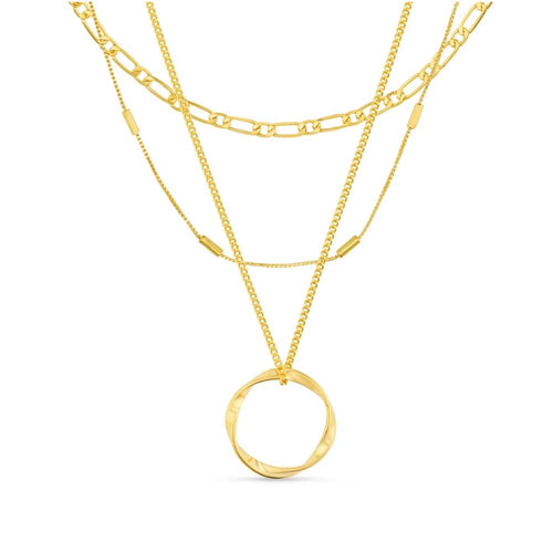 Klassische Dreireihige Goldkette